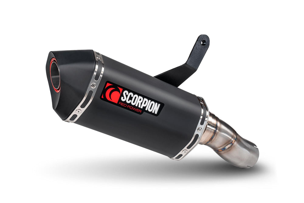 Scorpion Serket Parallel Slip-On Black Ceramic For BMW R 1300 GS 2023-2025