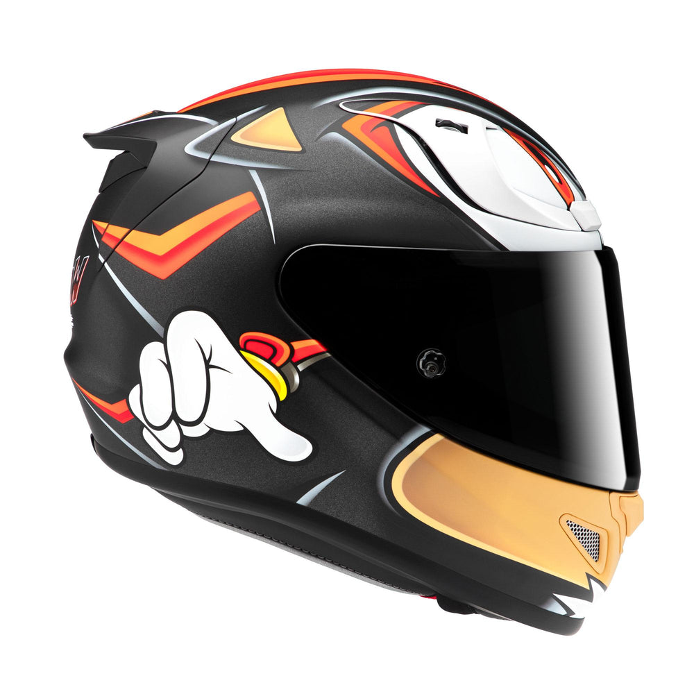 HJC RPHA 12 Shadow The Hedgehog MC1SF Red  Motorcycle Helmet