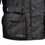 Bike It  Triple Black All-Weather Waterproof Adventure Touring Motorcycle Jacket