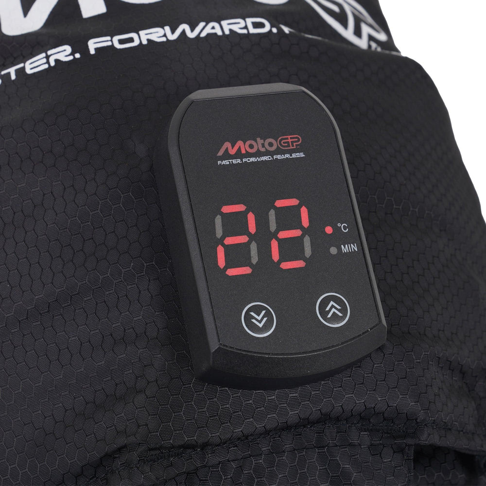 MotoGP Digital Tyre Warmers Set For Front 120/70-17" & Rear 180-190/55-17" With EU 2 Pin Plug