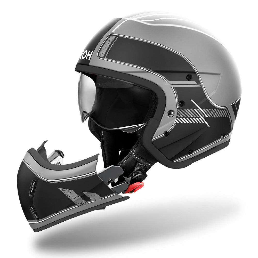 Airoh J110 Helmet - Raster Matt Black