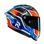 HJC RPHA 1 Binder Replica MC27SF Blue Orange  Motorcycle Helmet
