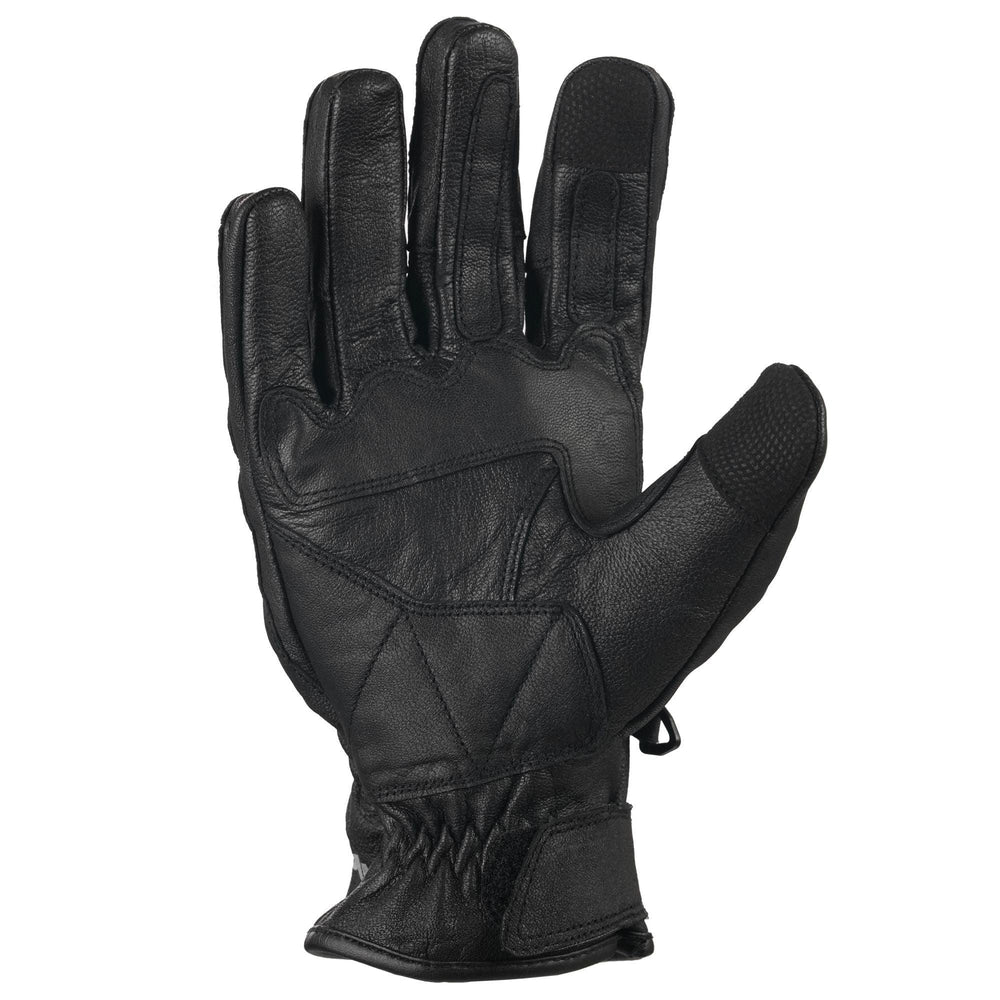 Bike It  AMP Road Leather Motorcycle Gloves Black/Red
