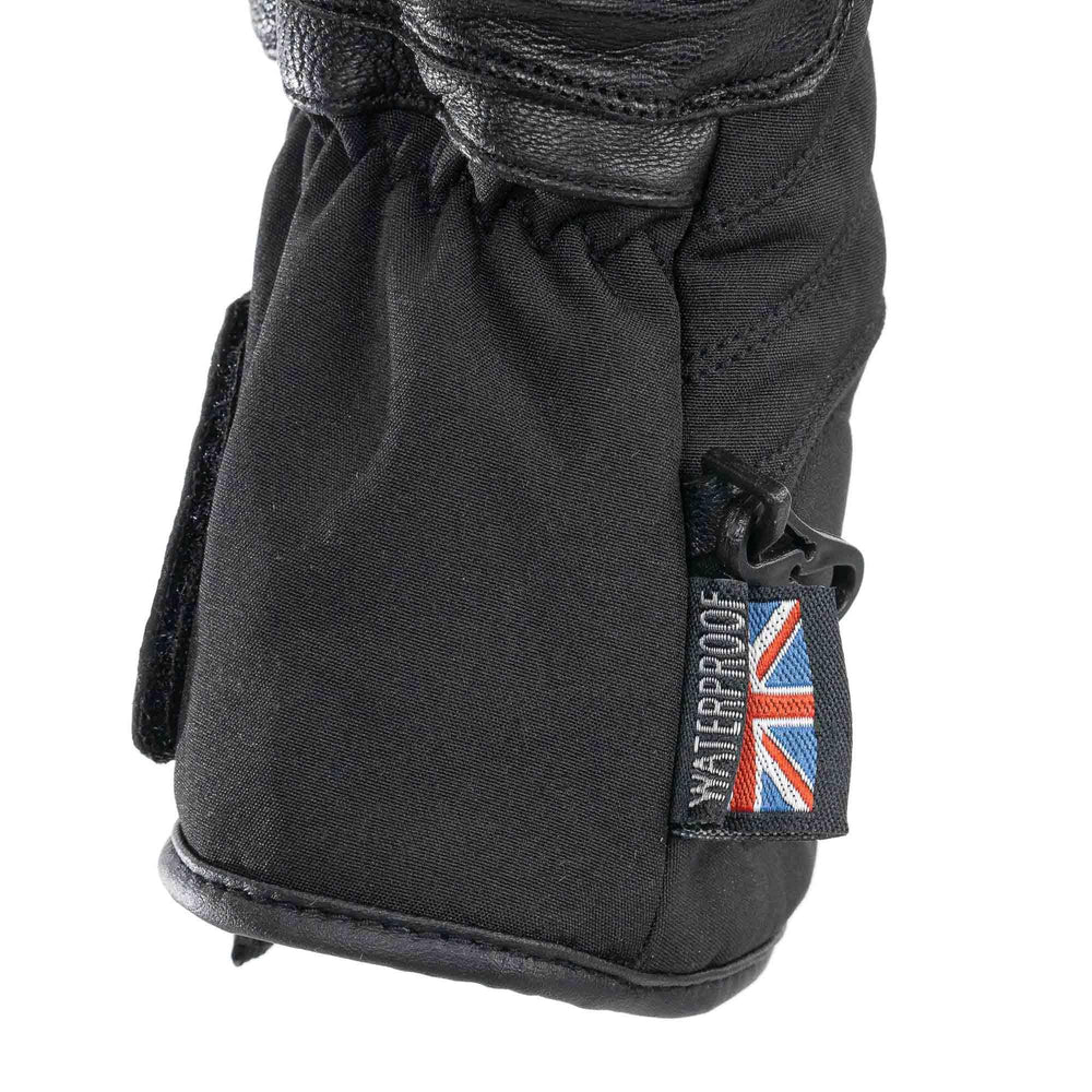 Bike It  "Triple Black" All-Seasons Waterproof Motorcycle Glove