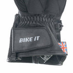 Bike It  "Triple Black Air" Summer Motorcycle Glove