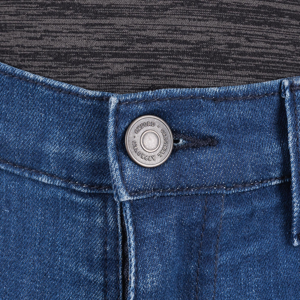 Oxford Original Approved Super Stretch Men's Slim Jean Mid Blue