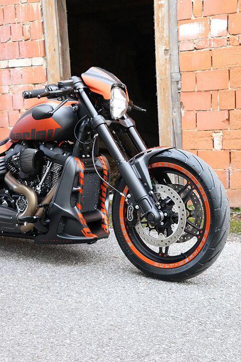 Cult Werk Radiator Grill For Harley Davidson FXBR 1750 2018-2020 - Black