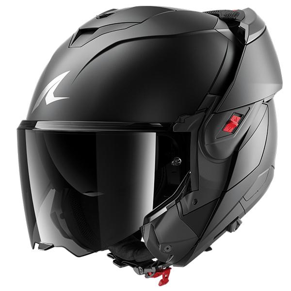 Shark Oxo Flip Up Motorcycle Helmet - Dark Shadow Mat A08