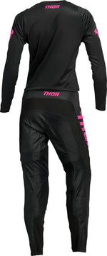 Thor Womens Sector Minimal Jersey - Black Pink