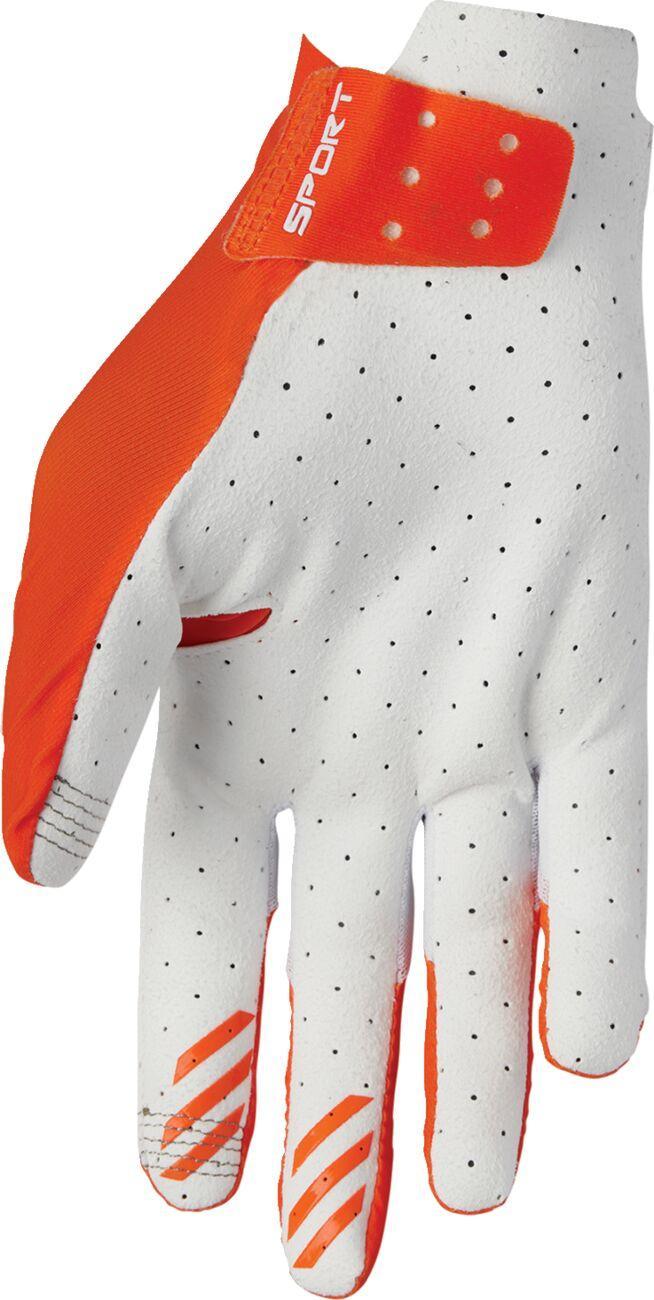 Thor Sportmode Vented Gloves - Orange/White