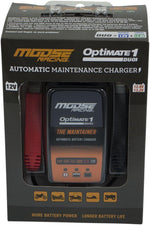 Moose Racing OptiMate 1 DUO Battery Charger With EU Plug