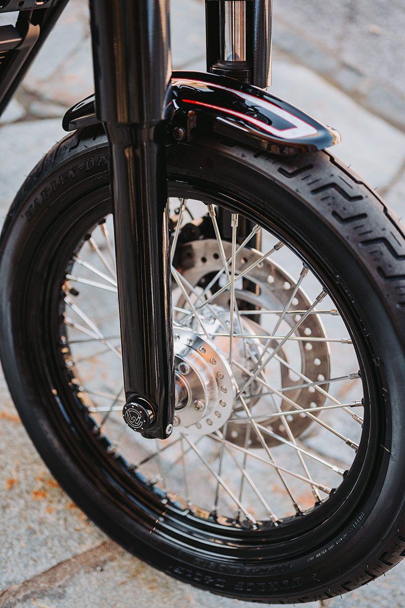 Cult Werk Front Fender Old School For Harley Davidson FXBB 1750 2018-2020 Front - Gloss Black