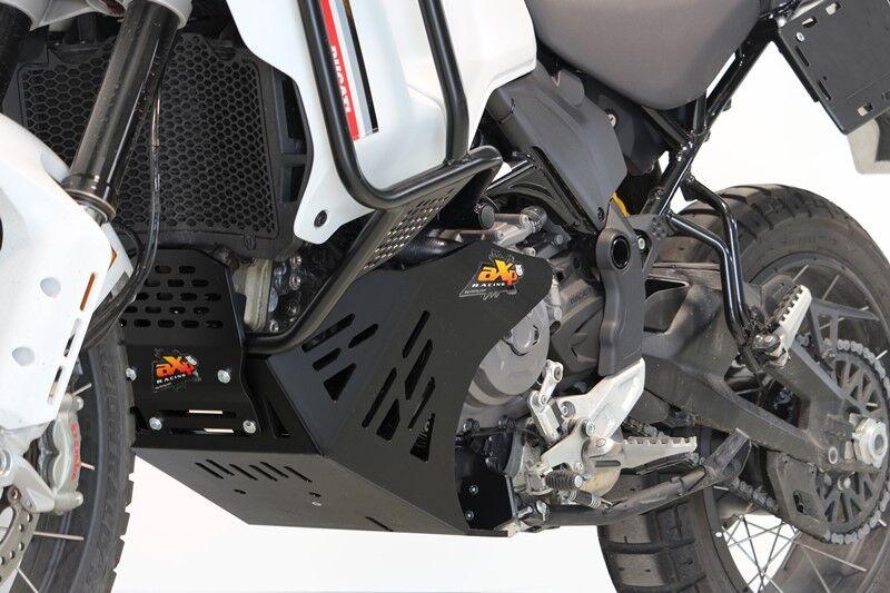 AXP Adventure Skid Plate For Ducati Desert X 950 ABS 2022-2023 - Black