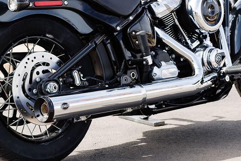 S&S Cycle Grand National Silencer For Harley Davidson FLHCS 1923 ABS 2025-2026 - Chrome