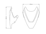 Puig New Generation Sport Screen For Ducati Streetfighter V2 2022-2024 - Black