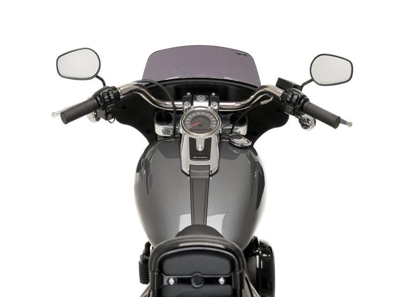 Puig Batwing Sports Screen For Harley Davidson Softail Sport Glide FLSB 2018-2024 - Dark Smoke