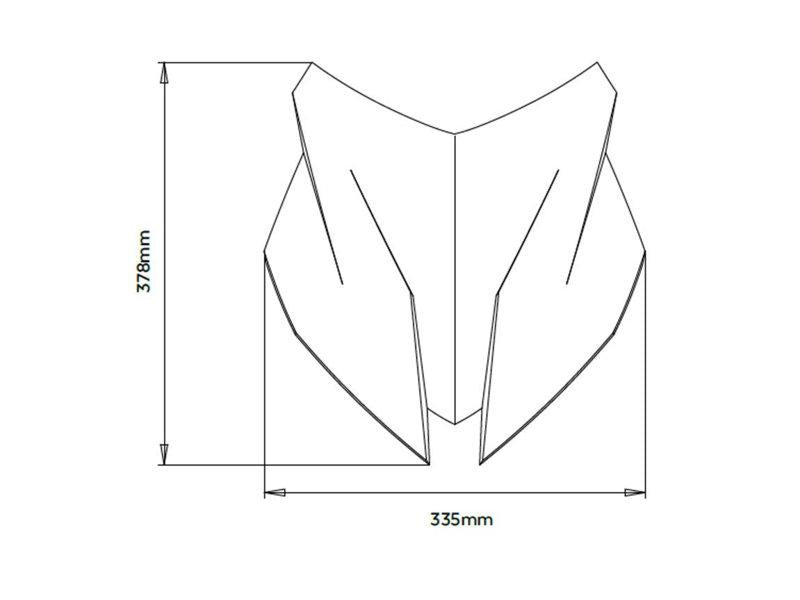 Puig Sport Screen For BMW M1000 XR 2024-2025 - Clear