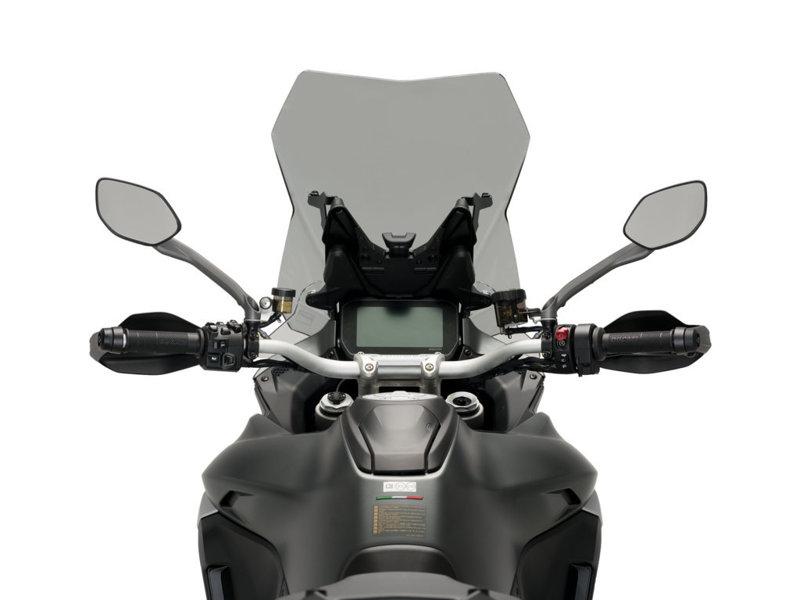 Puig Touring Screen For Ducati Multistrada 1200 V4 2021-2025 - Light Smoke