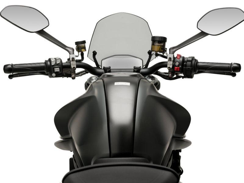 Puig New Generation Sport Screen For Ducati Monster 937 2021-2025 - Carbon Look