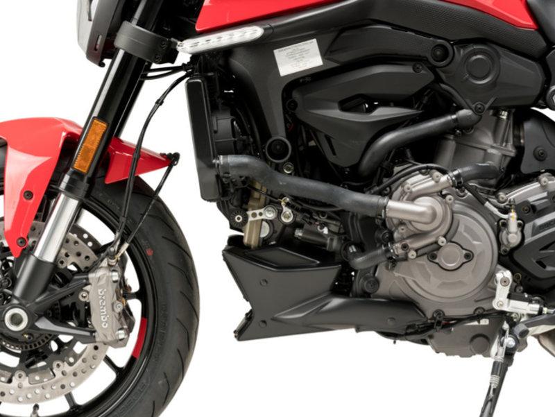Puig Engine Spoiler For Ducati Monster 937 2021-2025 - Matt Black