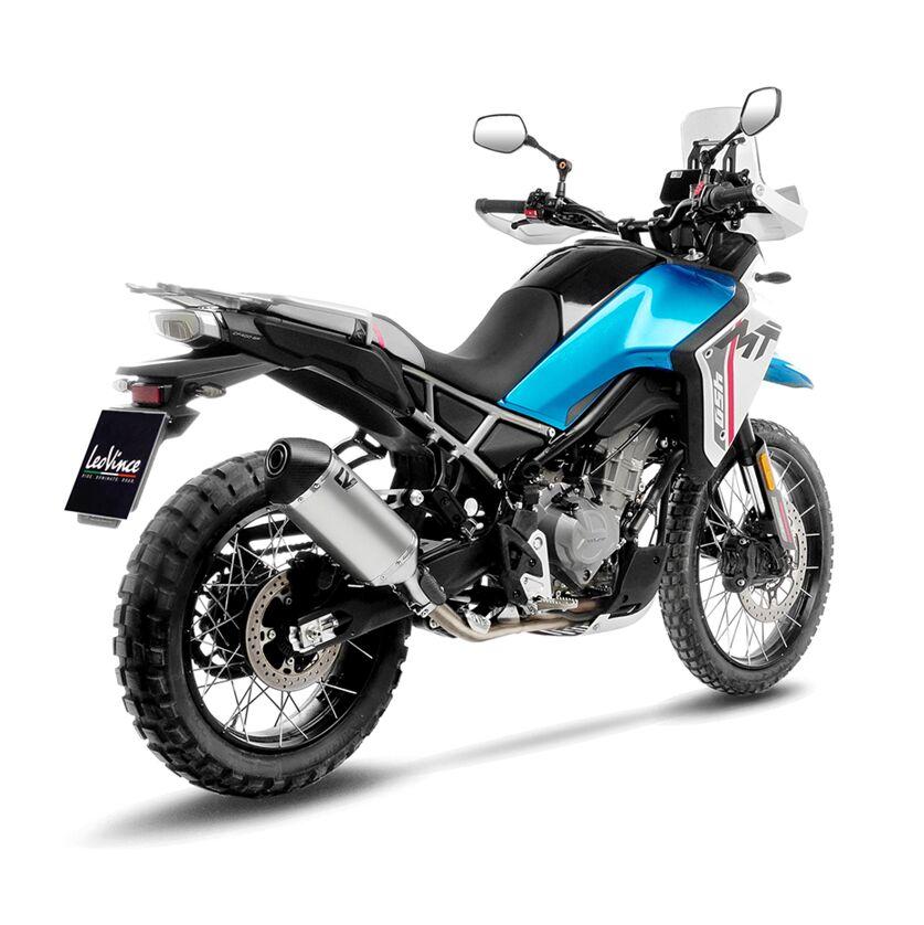 LeoVince LV-14 Stainless Steel Silencer For CF Moto MT 450 2024-2025 Right