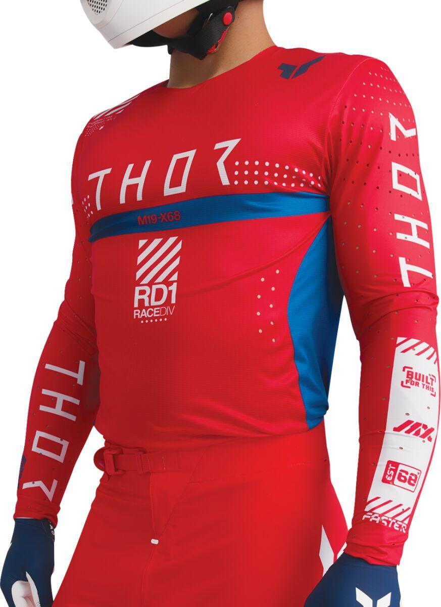 Thor Sportmode Synth Jersey - Blue/Red/White