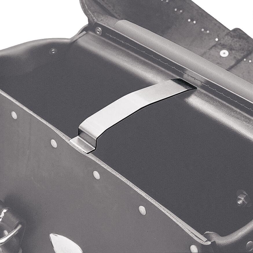 Pro-One "Bag Bar" Saddlebag Lid Supports For Harley Davidson FLST 1340 1986-1990 - Silver