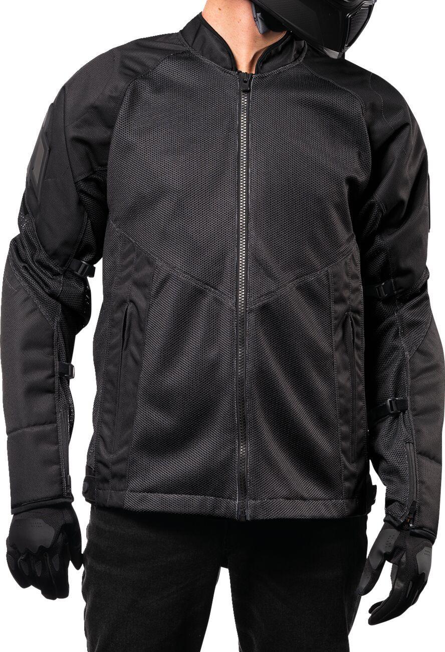 Icon Unisex Mesh AF Jacket - Black