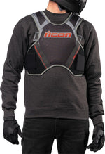 Icon Field Armor Softcore Vest - Black/Grey/Red