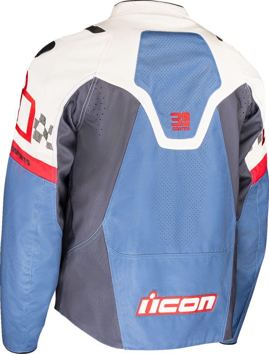 Icon Contra3 Hero Jacket - Black/Blue/Red/White