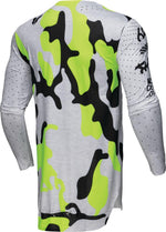 Thor Sportmode Riot Jersey - Black Fluorescent Yellow Light Grey White
