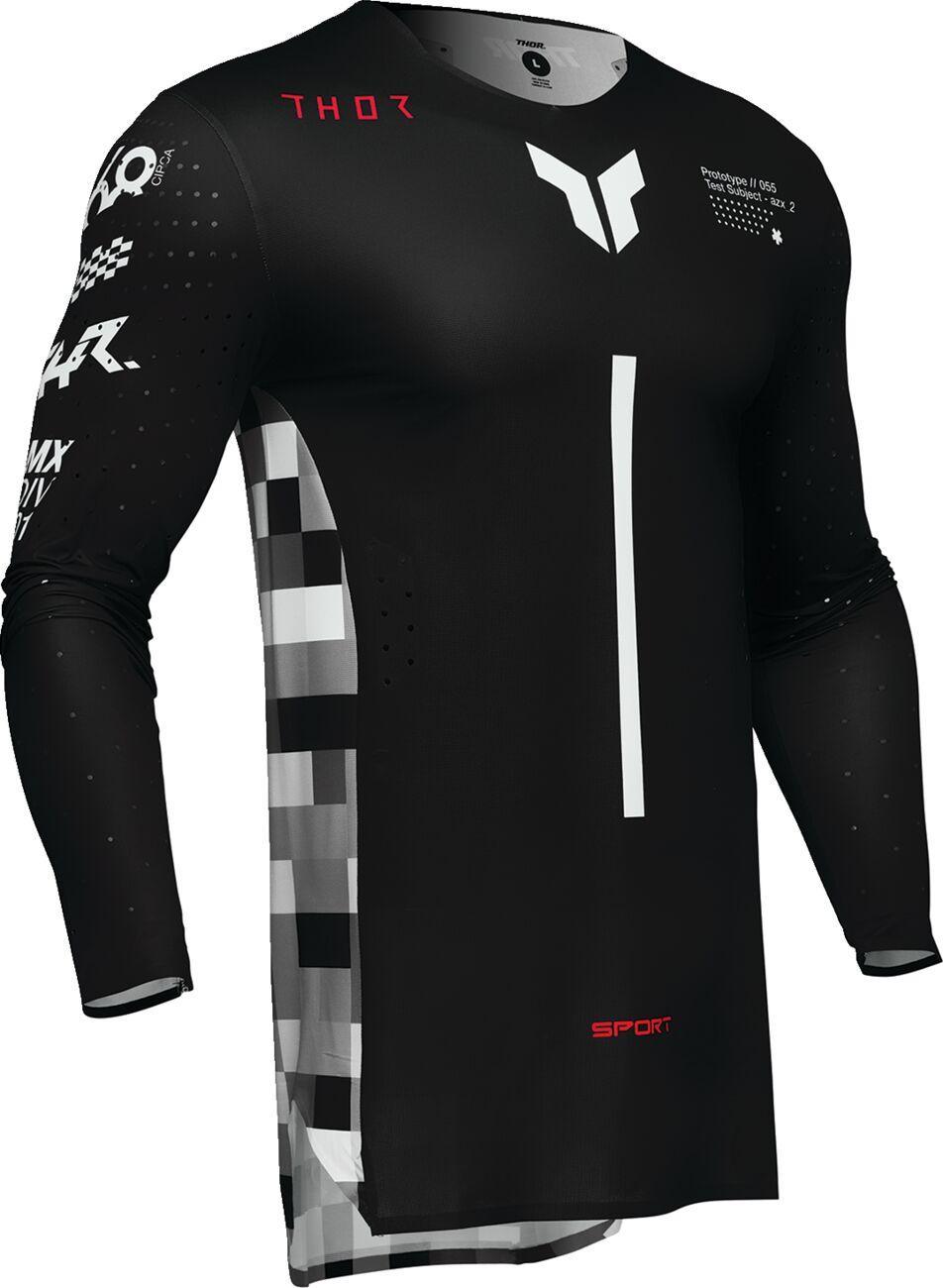 Thor Sportmode Riot Jersey - Black Grey White