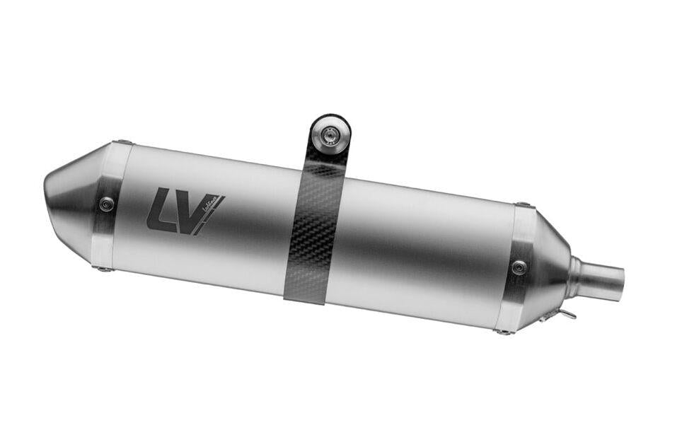 LeoVince X-Fight Stainless Steel Silencer For Beta RR 50 2023-2024