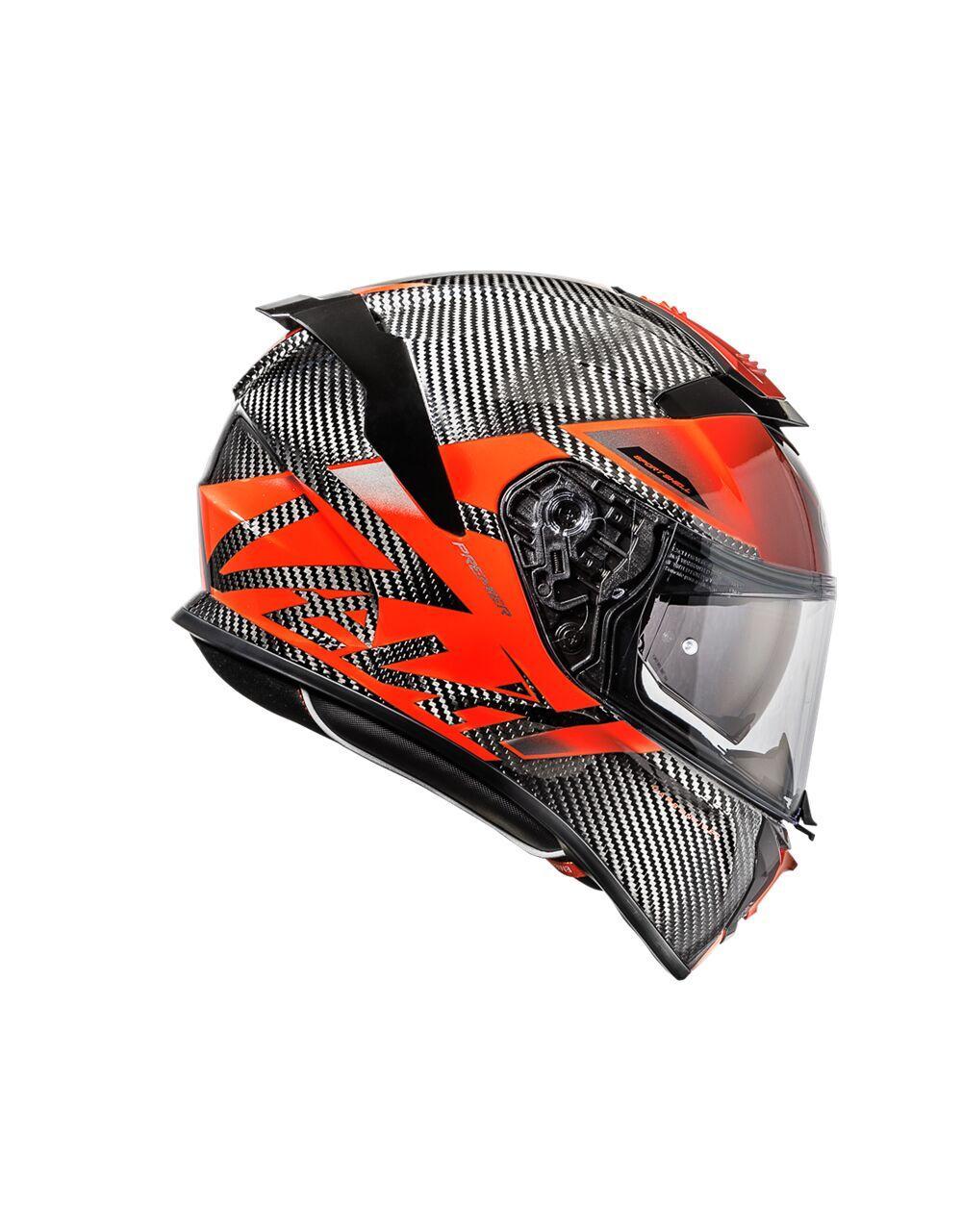 Premier Devil Carbon MN Helmet - Black/Red