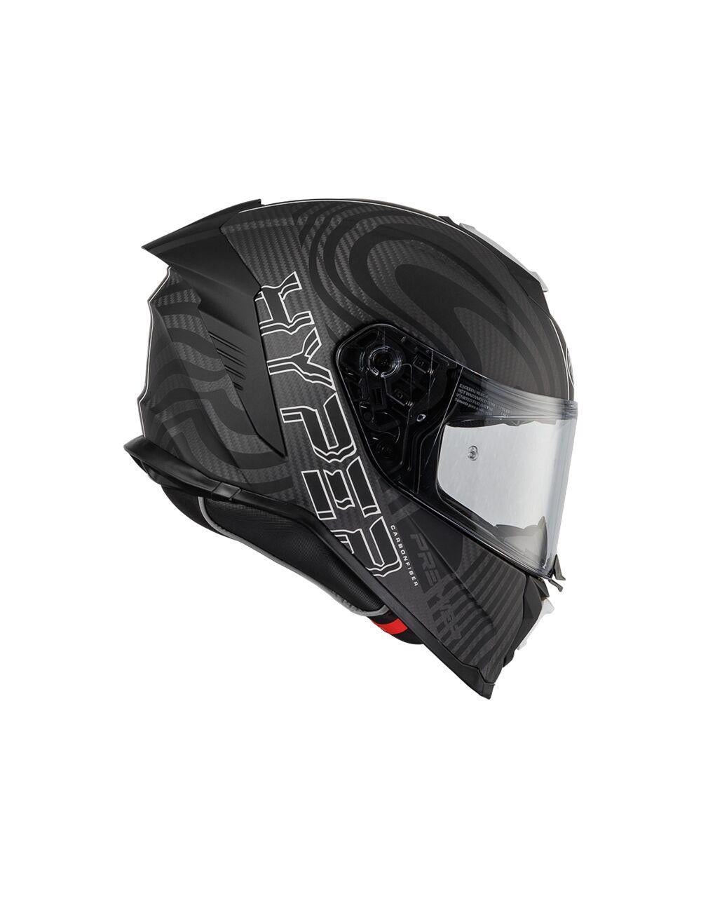 Premier Hyper Carbon PS Helmet - Black/White