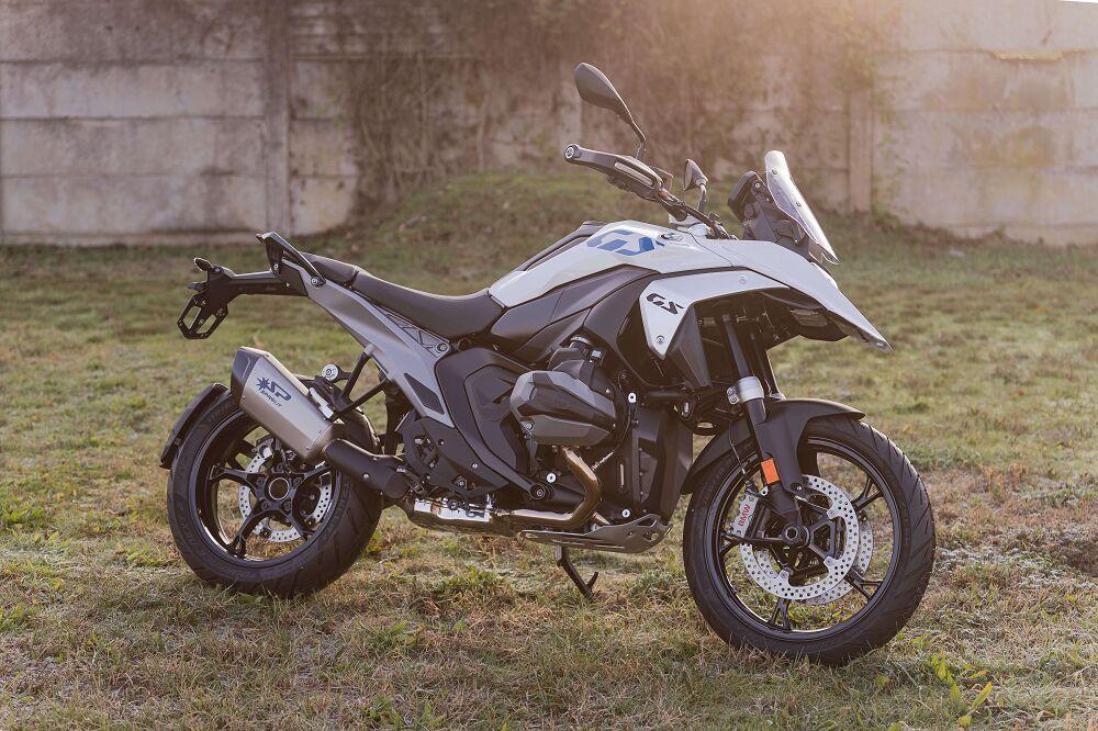 Spark FIGHTER EVO Silencer For BMW R 1300 GS ABS 2023-2026 Right Titanium Look