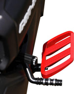 Show Chrome Combat Floorboards For Can Am RYKER 600 ACE 2019-2024 - Red