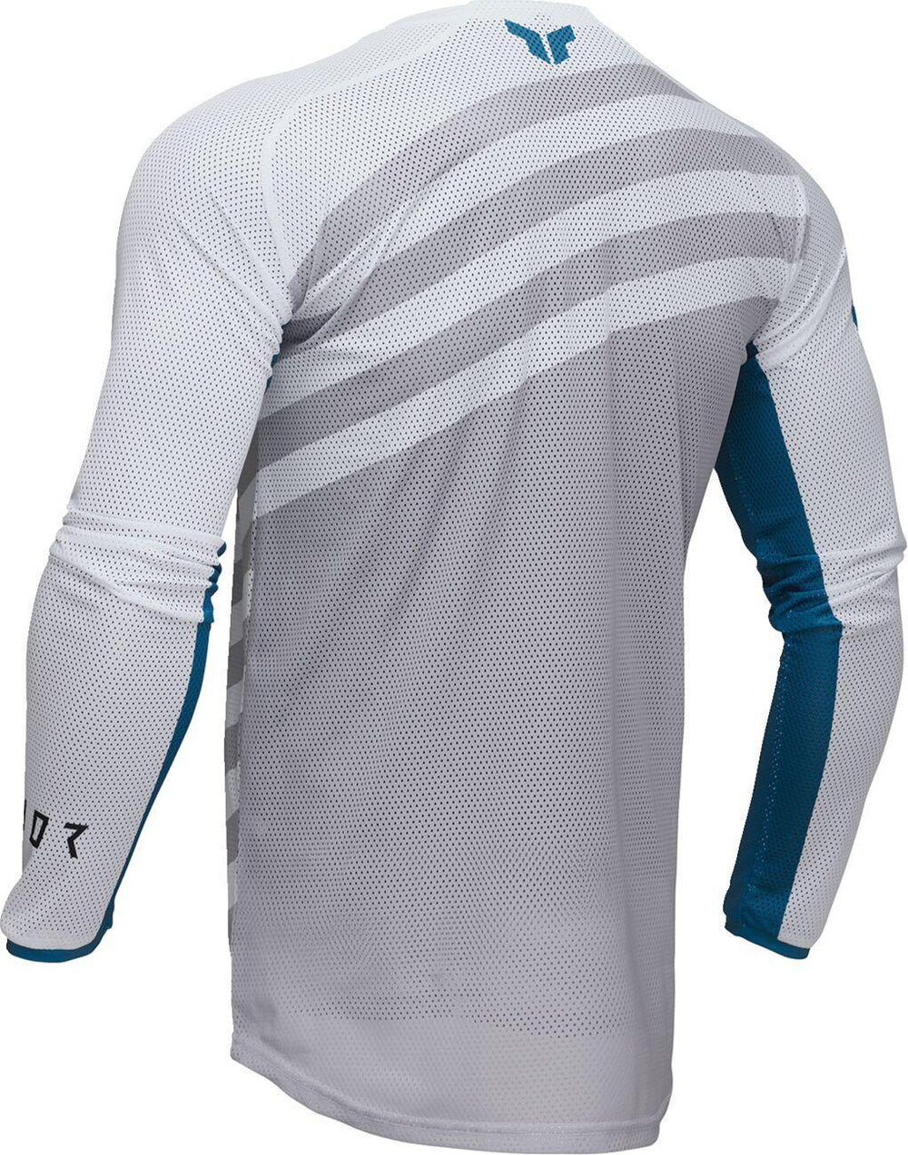 Thor Launchmode Vented Raid Jersey - Blue Grey White