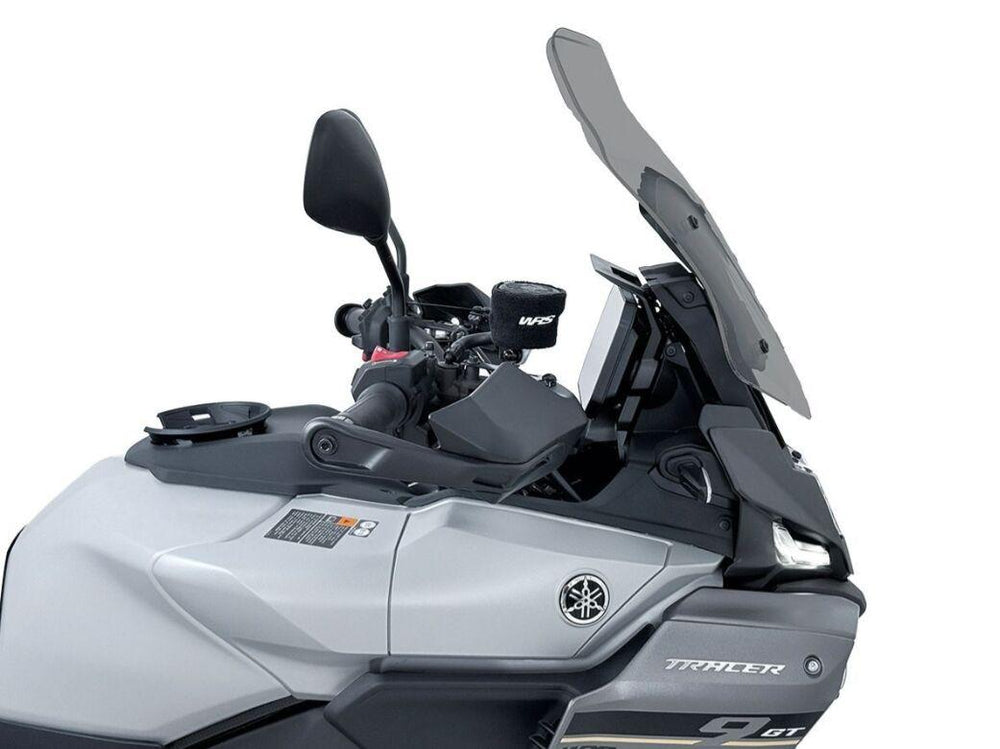 WRS Windscreen Intermedio Tracer 9 GT/GT+ For Yamaha MT-09 TR DXCS 2025 42.5 cm (16-3/4") - Dark Smoke