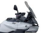 WRS Windscreen Intermedio Tracer 9 GT/GT+ For Yamaha MT-09 TR DXCS 2025 42.5 cm (16-3/4") - Dark Smoke