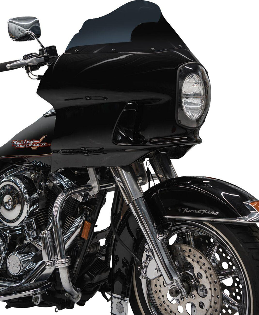 Klock Werks FXRP-Style Fairing Kit For Harley Davidson FLHRCI 1450 EFI 2000-2001 - Black/Powder-Primed/White