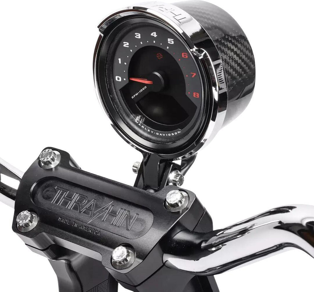 Thrashin Supply Co Gauge Relocation Kit For Harley Davidson FXLRS 1923 2022-2024 - Chrome