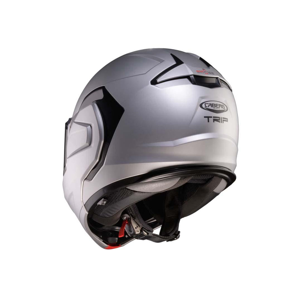 Caberg Trip Flip Front Motorcycle Helmet - Matt Silver