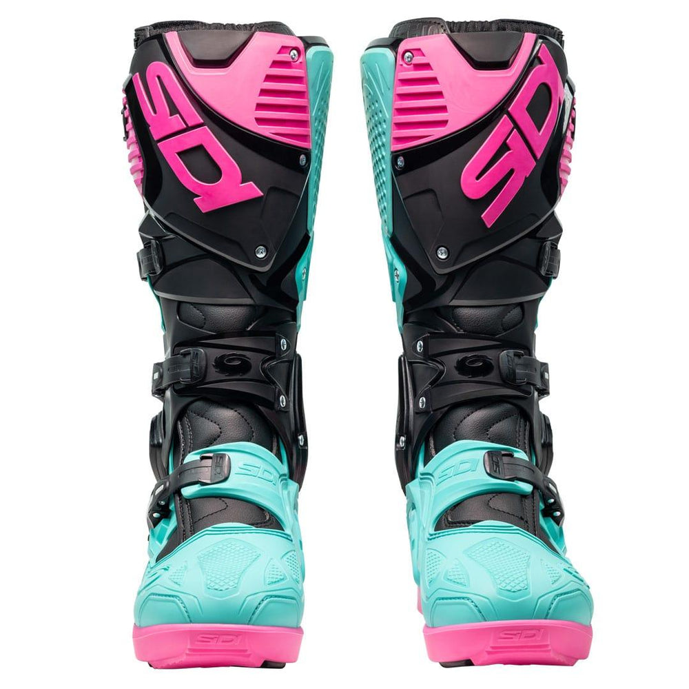 Sidi Crossfire 3 SRS CE Boots Black Mint Pink