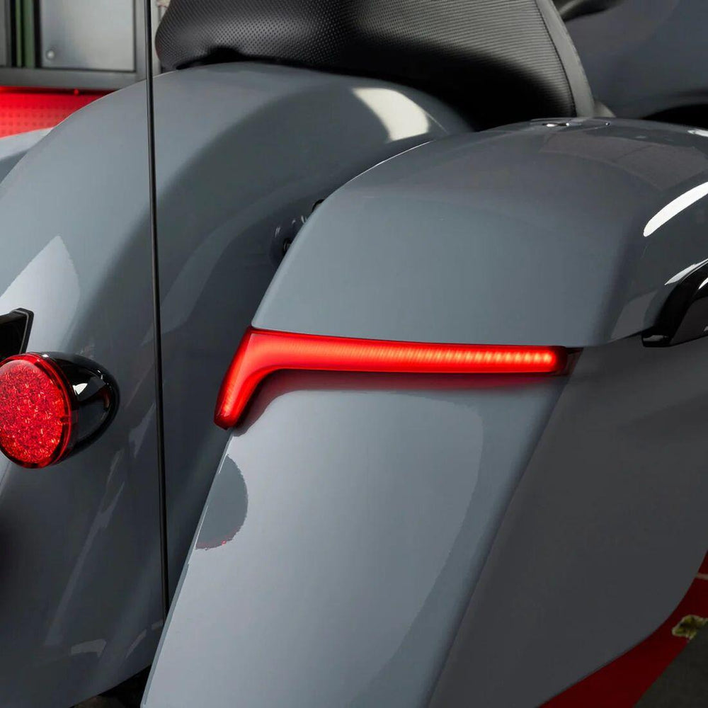 Ciro RydeCulture Bryant M1 Saddlebag Lights For Indian Challenger 108 ABS 2020-2024 Red