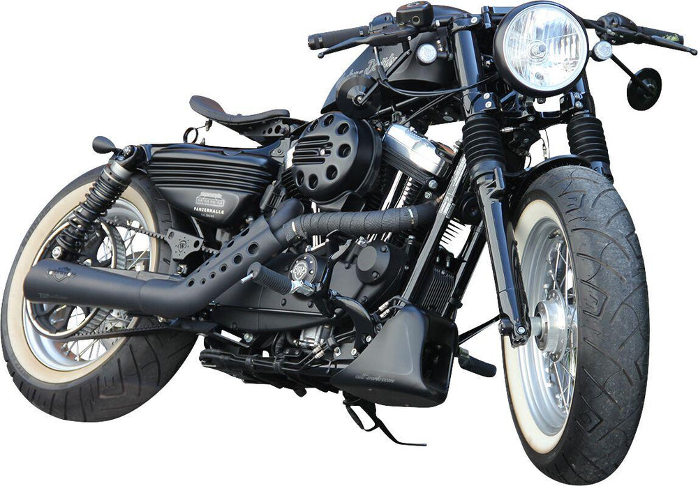 Cult Werk Spoiler Bobber For Harley Davidson XL 1200 C 1996-2020 Front - Black