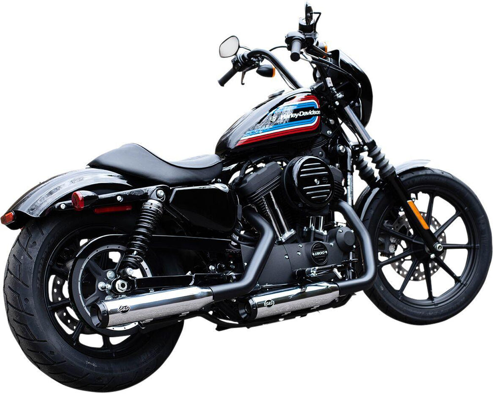 S&S Cycle Grand National Silencers For Harley Davidson XL 1200 C 2014-2020