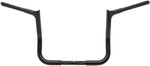 Fat Baggers Inc. 1-1 4" EZ Install Pointed Top Handlebar For Harley Davidson FLH 1868 2021 30.5 cm (12") - Black