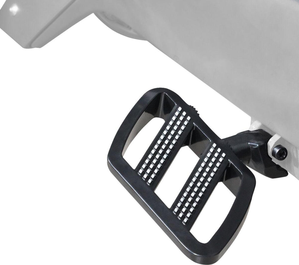 Show Chrome Combat Floorboards For Can Am RYKER 600 ACE 2019-2024 - Black/Contrast Cut