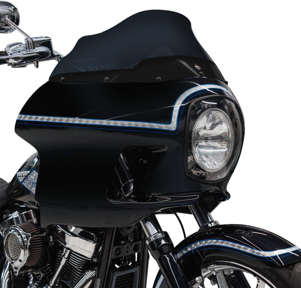 Klock Werks FXRP-Style Fairing Kit For Harley Davidson FXBB 1750 2018-2020 - Black/Powder-Primed/White